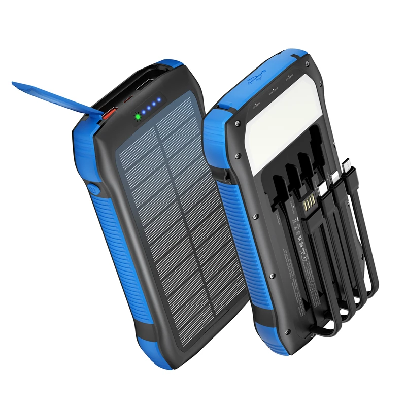 Солнечная батарея 20000 мАч Портативное зарядное устройство Повербанк Внешний аккумулятор с кабелем Сильный свет LDE Light для iPhone Samsung
Солнечная батарея 20000 мАч Портативное зарядное устройство Повербанк Внешний аккумулятор с кабелем Сильный свет LDE Light для iPhone Samsung
