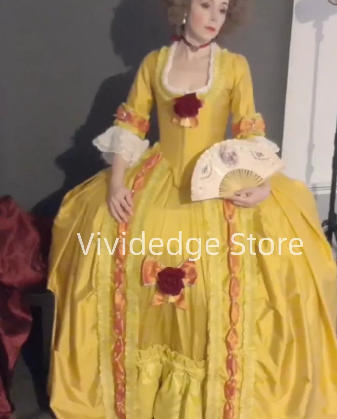 Винтажные желтые платья для выпускного вечера с 3D цветочным принтом Elizabethan Costume French Court Queen Victorian Вечерние платья Vestidos de graduación
Винтажные желтые платья для выпускного вечера с 3D цветочным принтом Elizabethan Costume French Court Queen Victorian Вечерние платья Vestidos de graduación