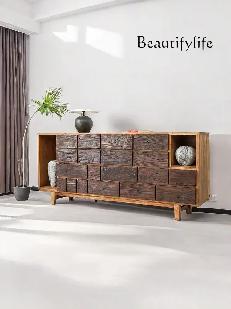 Ruili Style Solid Wood Storage Cabinet Home Storage Chest of Drawers Vintage B & B Hallway Storage Cabinet
Ruili Style Solid Wood Storage Cabinet Home Storage Chest of Drawers Vintage B & B Hallway Storage Cabinet