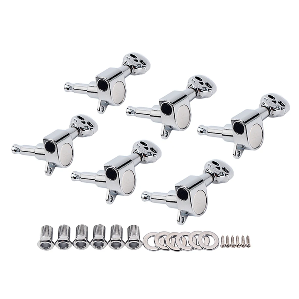 Chrome Are Accurate Silver Guitar Tuners Key Head Knobs for Acoustic Guitars Accessory Shape Bass
Chrome Are Accurate Silver Guitar Tuners Key Head Knobs for Acoustic Guitars Accessory Shape Bass