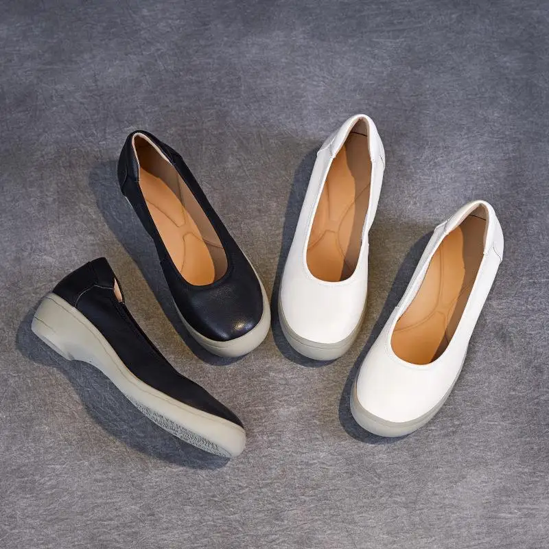 Casual Style Women's Leather Single Shoes Soft Bottom Comfortable round Head Fashionable Mom Shoes Soft Leather Ugly Cute New...
Casual Style Women's Leather Single Shoes Soft Bottom Comfortable round Head Fashionable Mom Shoes Soft Leather Ugly Cute New...