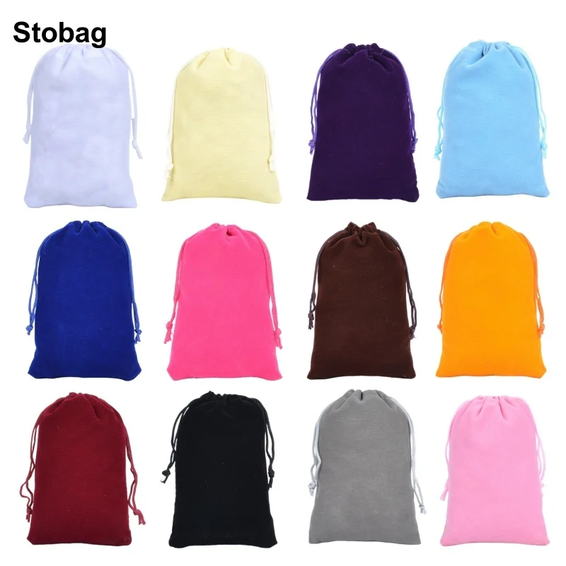 StoBag 50pcs Wholesale Velvet Drawstring Bags Small Flannel Jewelry Gift Storage Packaging Portable Pocket Organizer Pouches
StoBag 50pcs Wholesale Velvet Drawstring Bags Small Flannel Jewelry Gift Storage Packaging Portable Pocket Organizer Pouches