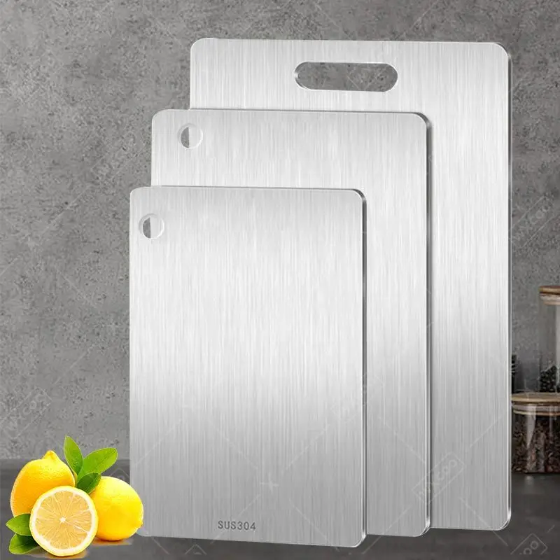 WXCOO Stainless Steel Chopping Board Thickened Moisture-proof Cutting Board Three Sizes Mildew-proof Board Kitchen Large Panel
WXCOO Stainless Steel Chopping Board Thickened Moisture-proof Cutting Board Three Sizes Mildew-proof Board Kitchen Large Panel