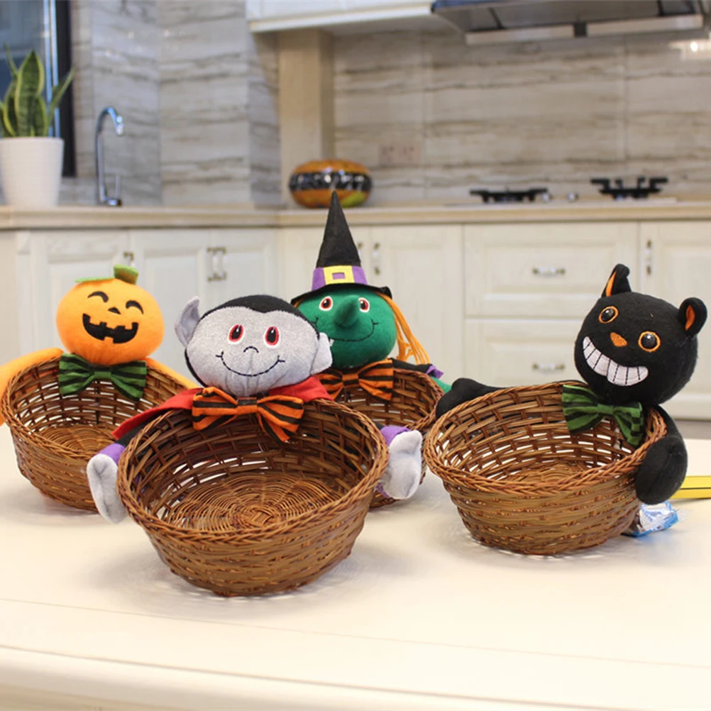 Wizard Fruit 21x16cm Halloween Candy Food Cookie Storage Decoration Orange Halloween Storage Basket Pattern Bamboo Cloth
Wizard Fruit 21x16cm Halloween Candy Food Cookie Storage Decoration Orange Halloween Storage Basket Pattern Bamboo Cloth
