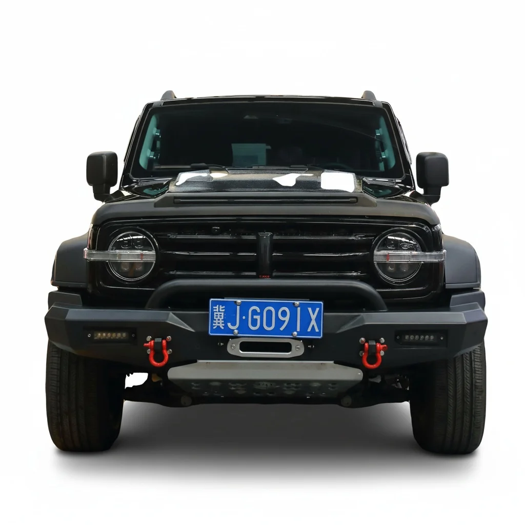 Front Car Bumper, Manganese Steel Off-road Bumper Fit For Ford Liema 2.0t 2.7t And Ford Flame, Car Protector Bracket, Heavy Duty
Front Car Bumper, Manganese Steel Off-road Bumper Fit For Ford Liema 2.0t 2.7t And Ford Flame, Car Protector Bracket, Heavy Duty