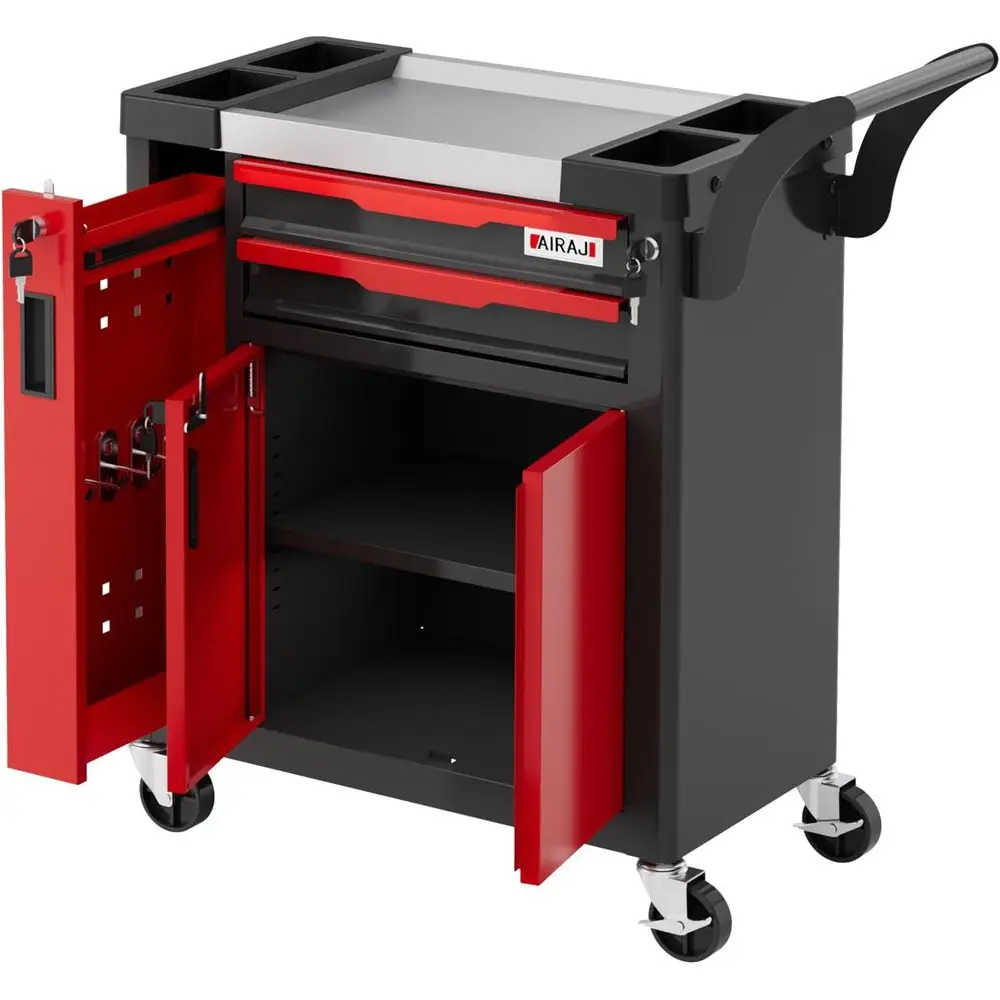 2-Der Tool Chest with Wheels, Rolling Tool Chest with Side Der,Tool Cabinet Ders lockable,Tool Cart with Top comparent,or Garage
2-Der Tool Chest with Wheels, Rolling Tool Chest with Side Der,Tool Cabinet Ders lockable,Tool Cart with Top comparent,or Garage