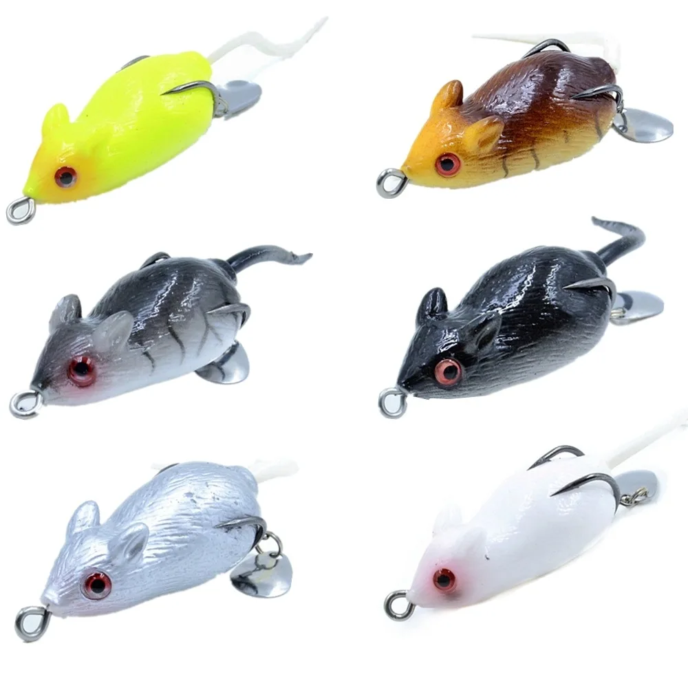 Fishing Lure Classic Soft Mouse Frog 5cm 10g Long Casting Double Barbed Hooks Artificial Bait Freshwater For Snakehead Catfish
Fishing Lure Classic Soft Mouse Frog 5cm 10g Long Casting Double Barbed Hooks Artificial Bait Freshwater For Snakehead Catfish