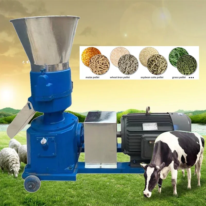 Animal Pellet Feed Grinder with 2 Head Roller Animal Food Manufacturer Feed Pellet Grinder
Animal Pellet Feed Grinder with 2 Head Roller Animal Food Manufacturer Feed Pellet Grinder
