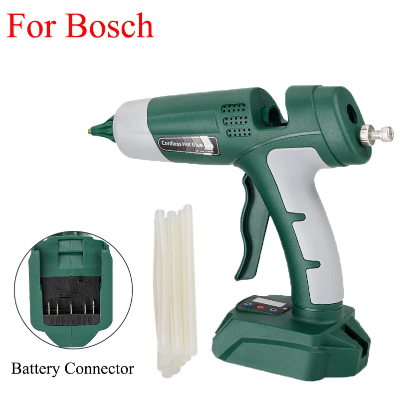 Rechargeable Glue Gun Household DIY Repair Tool Electric Hot Melt Glue Machine for Bosch 18V Li-ion Battery with 11mm Glue Stick
Rechargeable Glue Gun Household DIY Repair Tool Electric Hot Melt Glue Machine for Bosch 18V Li-ion Battery with 11mm Glue Stick