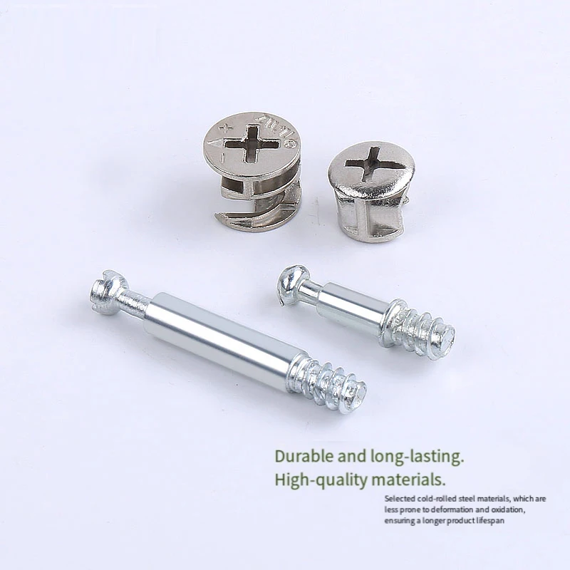 4-20PCS Three-In-One Connector Eccentric Wheel Lock Screw Nut Furniture Screw Drawer Furniture Connector Fasteners
4-20PCS Three-In-One Connector Eccentric Wheel Lock Screw Nut Furniture Screw Drawer Furniture Connector Fasteners
