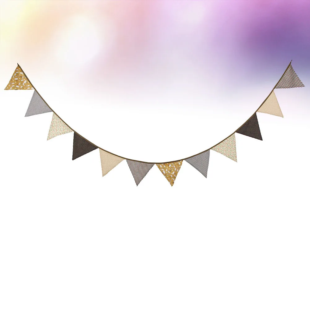 Brown String Flag Cotton Party Bunting Decor For Wedding Anniversary Home Room Photography Background
Brown String Flag Cotton Party Bunting Decor For Wedding Anniversary Home Room Photography Background