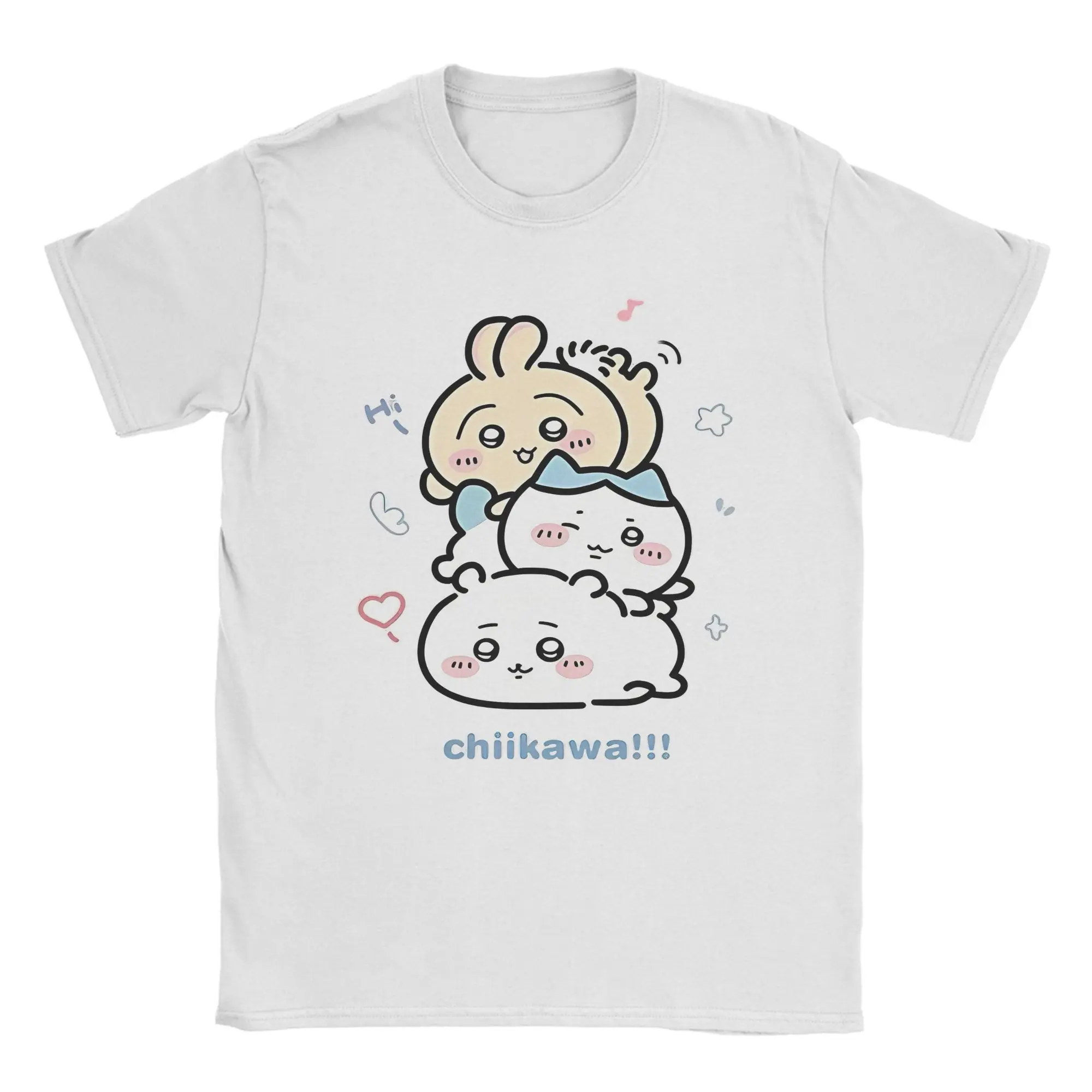 Kawaii Chiikawa Hachiware Usagi футболка мужские хлопковые топы Harajuku с круглым вырезом с коротким рукавом
Kawaii Chiikawa Hachiware Usagi футболка мужские хлопковые топы Harajuku с круглым вырезом с коротким рукавом