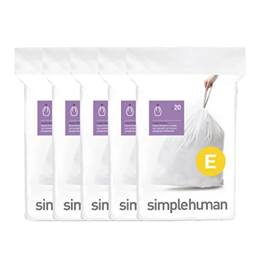 Code E 00 Count Custom Fit Liners, Drawstring Kitchen Trash Bags, One-by-One Mess-Free Dispense, Extra Thick and Double Seamed,
Code E 00 Count Custom Fit Liners, Drawstring Kitchen Trash Bags, One-by-One Mess-Free Dispense, Extra Thick and Double Seamed,