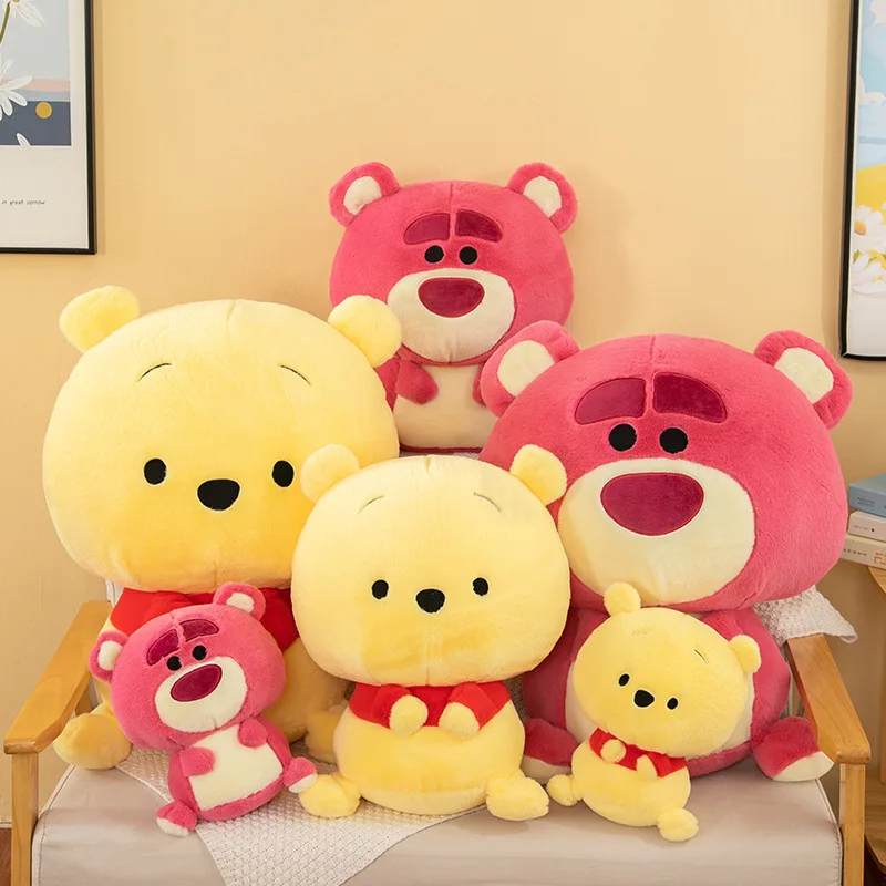 Disney Kawaii Клубника Винни Медведь Плюшевая Игрушка Мягкая Кукла Детский Подарок На День Рождения Мягкая Подушка Мягкое Животное Плюшевое Для Детей Бесплатно 
Disney Kawaii Клубника Винни Медведь Плюшевая Игрушка Мягкая Кукла Детский Подарок На День Рождения Мягкая Подушка Мягкое Животное Плюшевое Для Детей Бесплатно