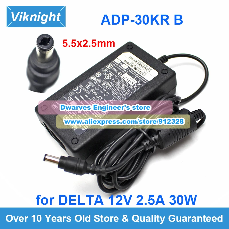 Original Delta ADP-30KR B Power Adapter 640-32010-A 12V 2.5A 30W Charger for CISCO 341-0307-03 Surveillance Video Recorders
Original Delta ADP-30KR B Power Adapter 640-32010-A 12V 2.5A 30W Charger for CISCO 341-0307-03 Surveillance Video Recorders