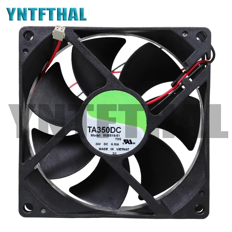 New TA350DC M35519-51 24V 0.16A 9CM 9025 2-Wire Cooling Fan
New TA350DC M35519-51 24V 0.16A 9CM 9025 2-Wire Cooling Fan