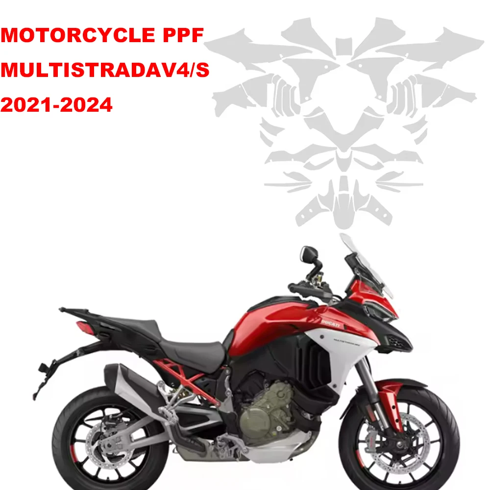 For Ducati MULTISTRADA V4 TPU Protection Film MULTISTRADA V4 Motorcycle PPF Anti-Scratch Fairing Transparent Protection Film
For Ducati MULTISTRADA V4 TPU Protection Film MULTISTRADA V4 Motorcycle PPF Anti-Scratch Fairing Transparent Protection Film
