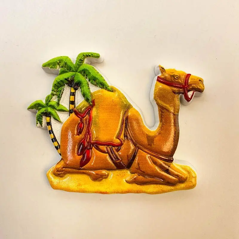 Saudi Camel Tourist Souvenir Fridge Magnet Creative Personalized 3D Magnetic StickerinsWind Souvenir Decorations
Saudi Camel Tourist Souvenir Fridge Magnet Creative Personalized 3D Magnetic StickerinsWind Souvenir Decorations