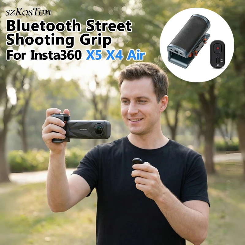 For Insta360 X5 X4 Air Photography Grip Street With Shutter Button For Insta 360 X5 X4 Air Action Camera Accessories
For Insta360 X5 X4 Air Photography Grip Street With Shutter Button For Insta 360 X5 X4 Air Action Camera Accessories