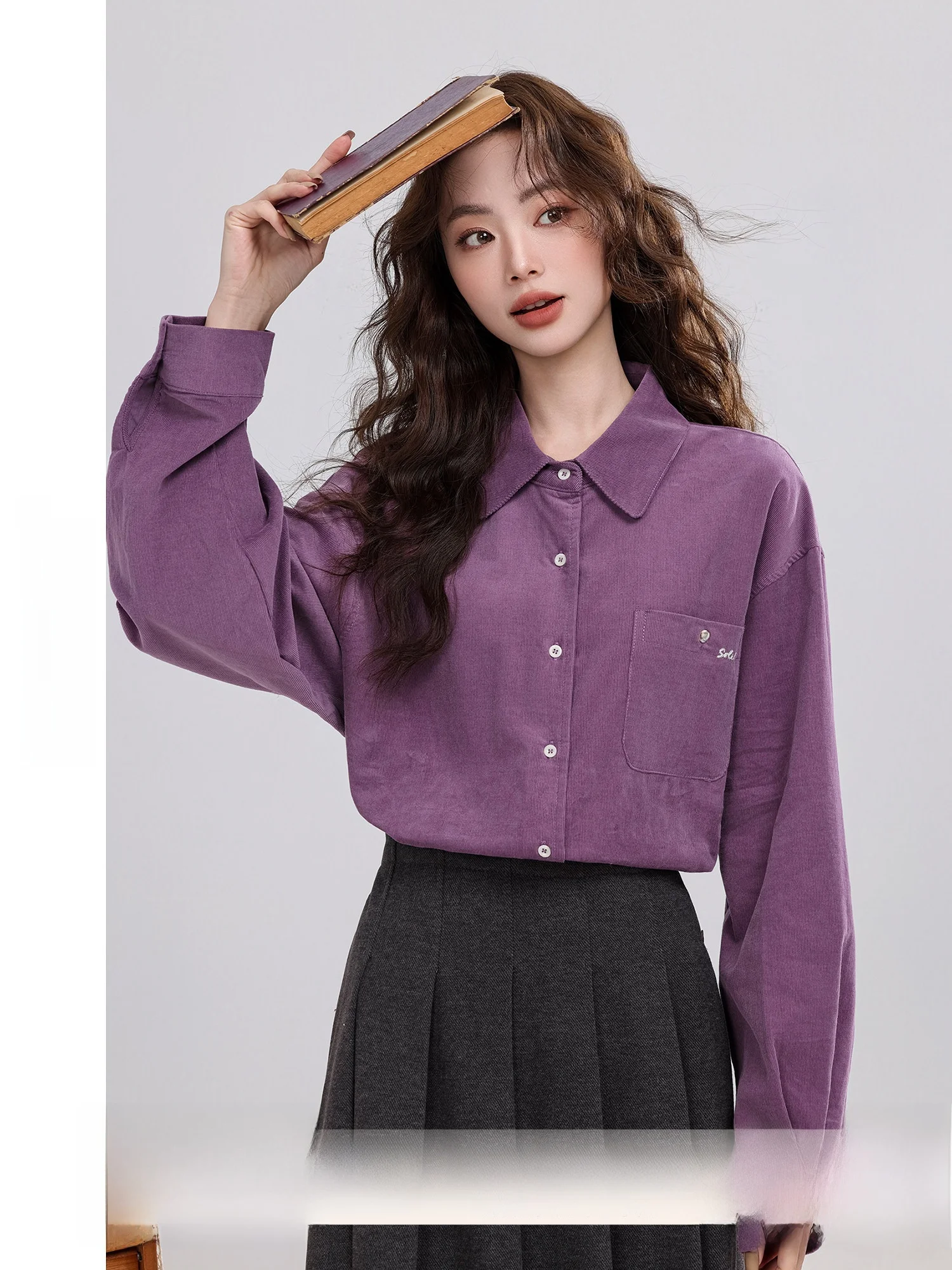 Простое фиолетовое длинное платье свободного кроя для женщин, повседневное, из хлопка, для работы, модное, весенне-осеннее, сезонная одежда
Простое фиолетовое длинное платье свободного кроя для женщин, повседневное, из хлопка, для работы, модное, весенне-осеннее, сезонная одежда