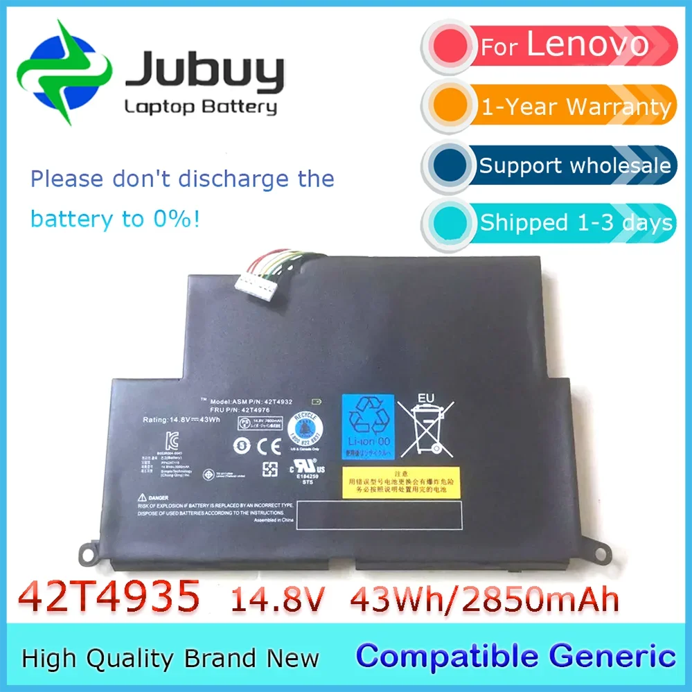 High quality 14.8V 43Wh 42T4935 Notebook Battery for Lenovo Thinkpad Edge E220S 5038C11 S220 42T4932 42T4933 42T4934 42T4976
High quality 14.8V 43Wh 42T4935 Notebook Battery for Lenovo Thinkpad Edge E220S 5038C11 S220 42T4932 42T4933 42T4934 42T4976