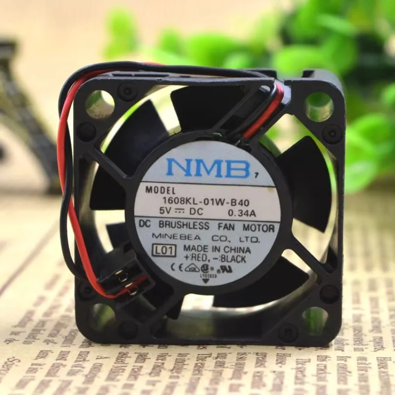 P 40*40*20mm Original NMB 4020 1608KL-01W-B40 5V 0.34A 2-wire switch cooling equipment fan
P 40*40*20mm Original NMB 4020 1608KL-01W-B40 5V 0.34A 2-wire switch cooling equipment fan