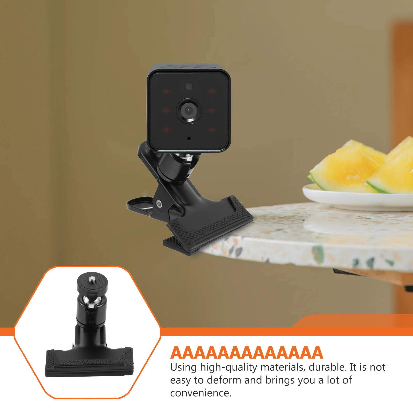 2 PCS Holder for Cell Phone Desk Clip Bracket Security Camera Desktop Black Metal Clamp
2 PCS Holder for Cell Phone Desk Clip Bracket Security Camera Desktop Black Metal Clamp