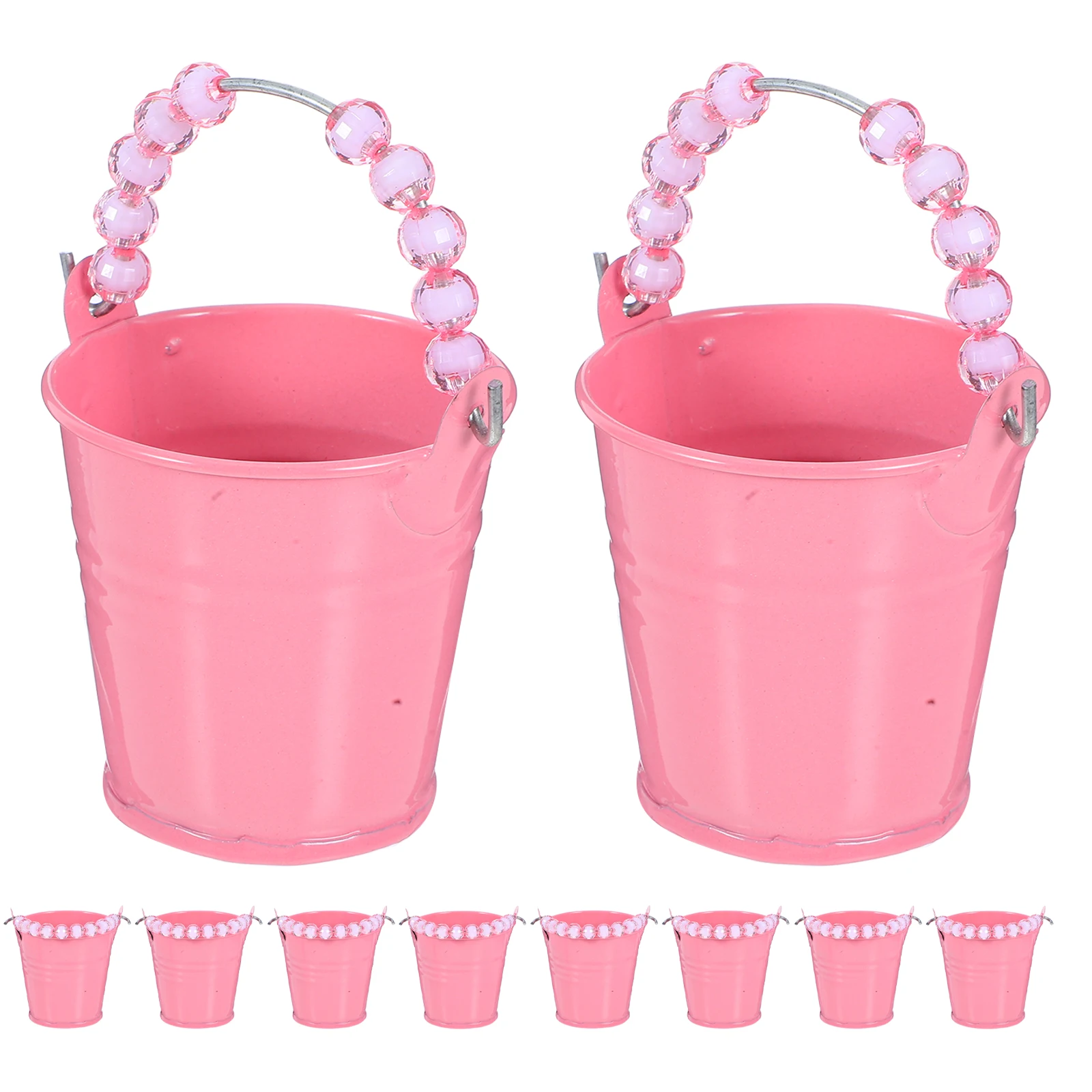 6pcs Candy Color Small Iron Buckets Mini Metal Beaded Handles Decorative Halloween Pail Kids Party Favors
6pcs Candy Color Small Iron Buckets Mini Metal Beaded Handles Decorative Halloween Pail Kids Party Favors