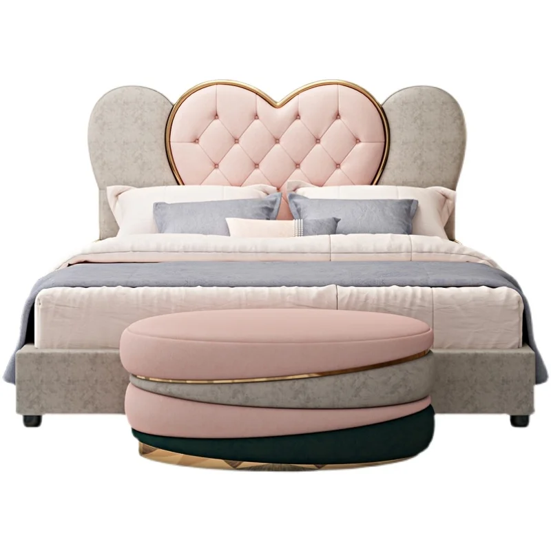 Sleeping Heart-shaped Love Bed Frame Wooden Queen Size Luxury Girl Couple Italian Bed Frame Marriage Nordic Cama Hotel Furniture
Sleeping Heart-shaped Love Bed Frame Wooden Queen Size Luxury Girl Couple Italian Bed Frame Marriage Nordic Cama Hotel Furniture
