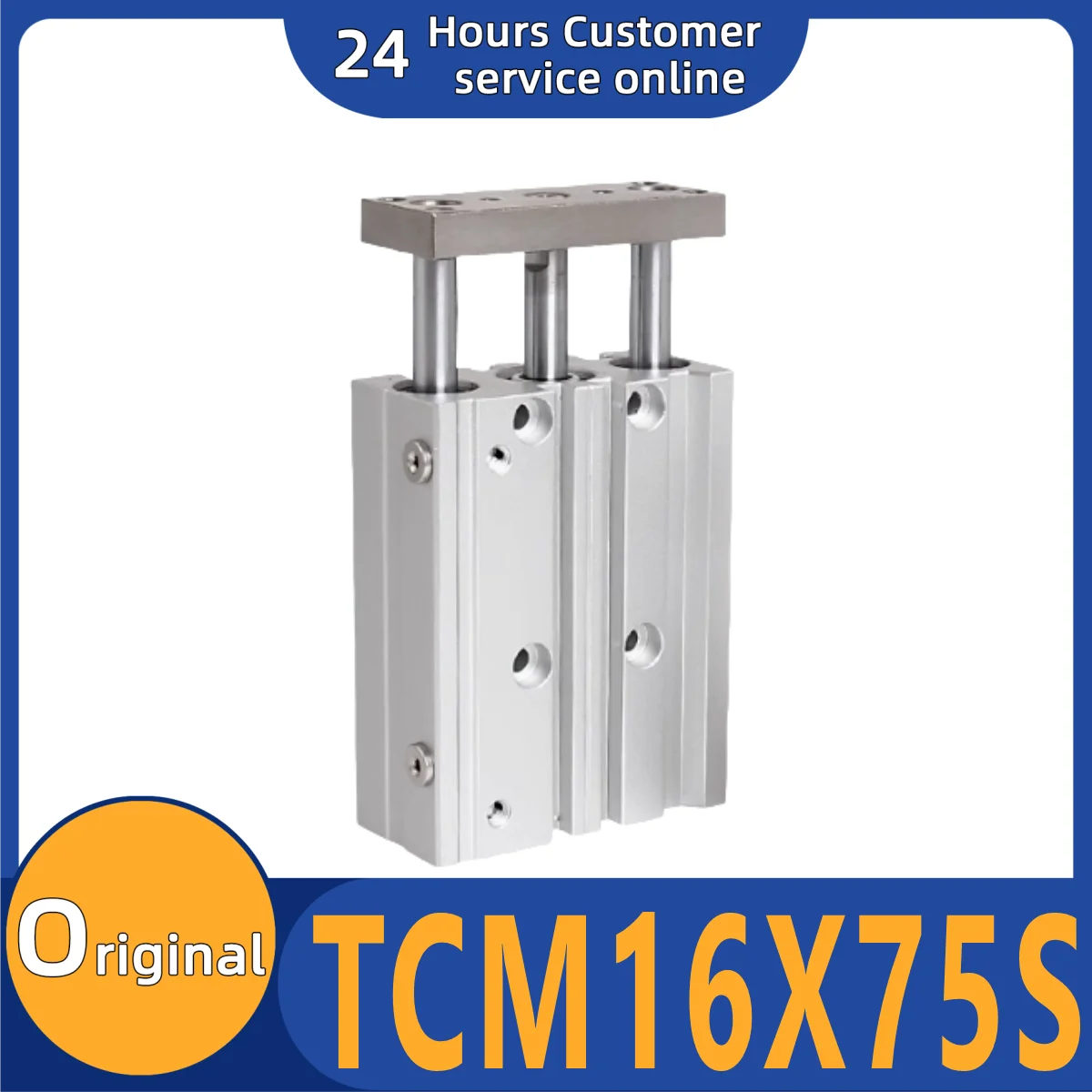 Совершенно новый оригинальный трехосный цилиндр TCM16X75S TCM16X80S TCM16X90S TCM16X100S
Совершенно новый оригинальный трехосный цилиндр TCM16X75S TCM16X80S TCM16X90S TCM16X100S