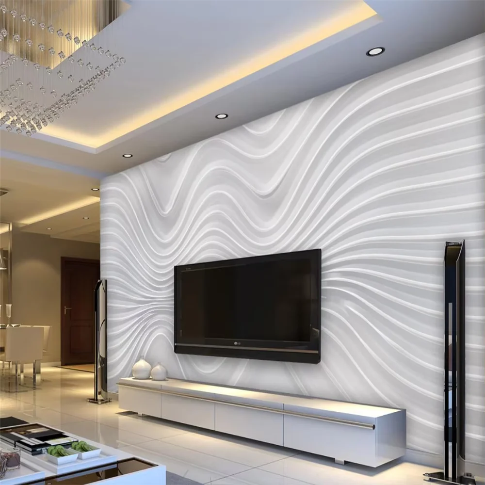 Custom Photo Wallpaper European abstract curve TV Background Wall Painting wallpapers for Living Room Hotel 3D Mural home Decor
Custom Photo Wallpaper European abstract curve TV Background Wall Painting wallpapers for Living Room Hotel 3D Mural home Decor