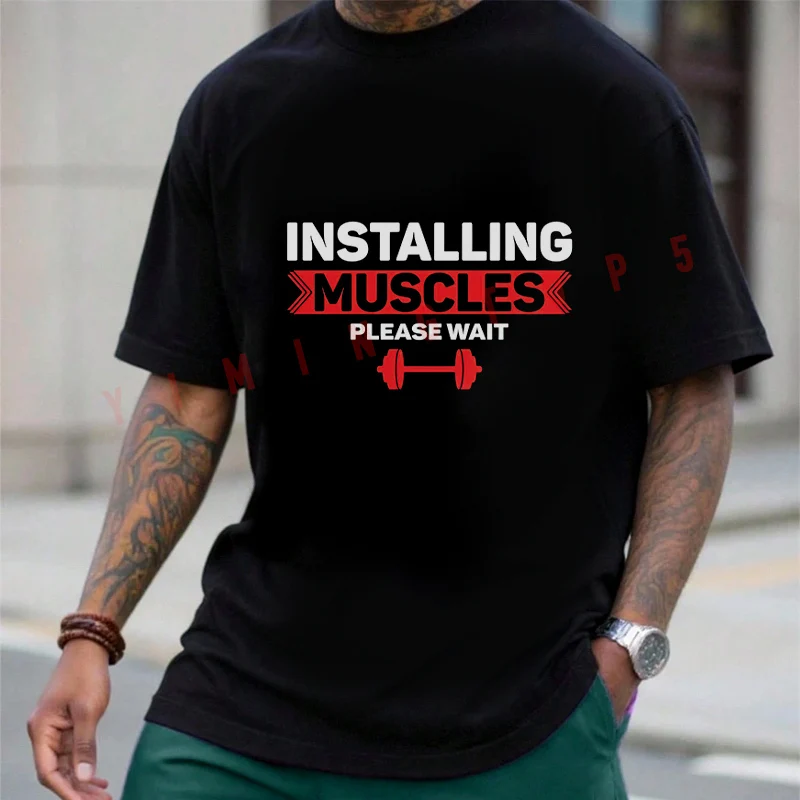Gym Fitness Bodybuilder Dumbbell Design Moto Men T-Shirt Cotton O-neck Short Sleeve Fashion Hip Hop Streetwear Top Tees
Gym Fitness Bodybuilder Dumbbell Design Moto Men T-Shirt Cotton O-neck Short Sleeve Fashion Hip Hop Streetwear Top Tees