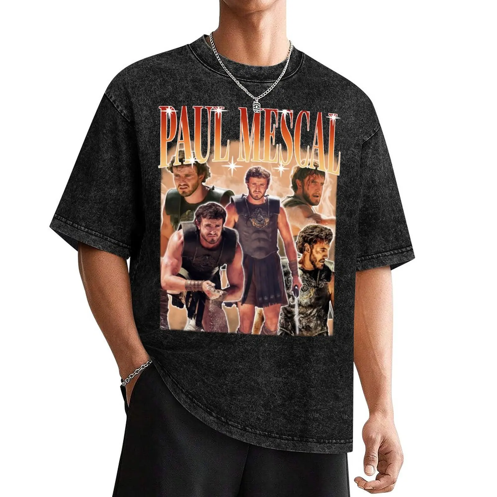 Paul Mescal Gladiator Retro Vintage T-Shirt plain vintage clothes mens white t shirts
Paul Mescal Gladiator Retro Vintage T-Shirt plain vintage clothes mens white t shirts