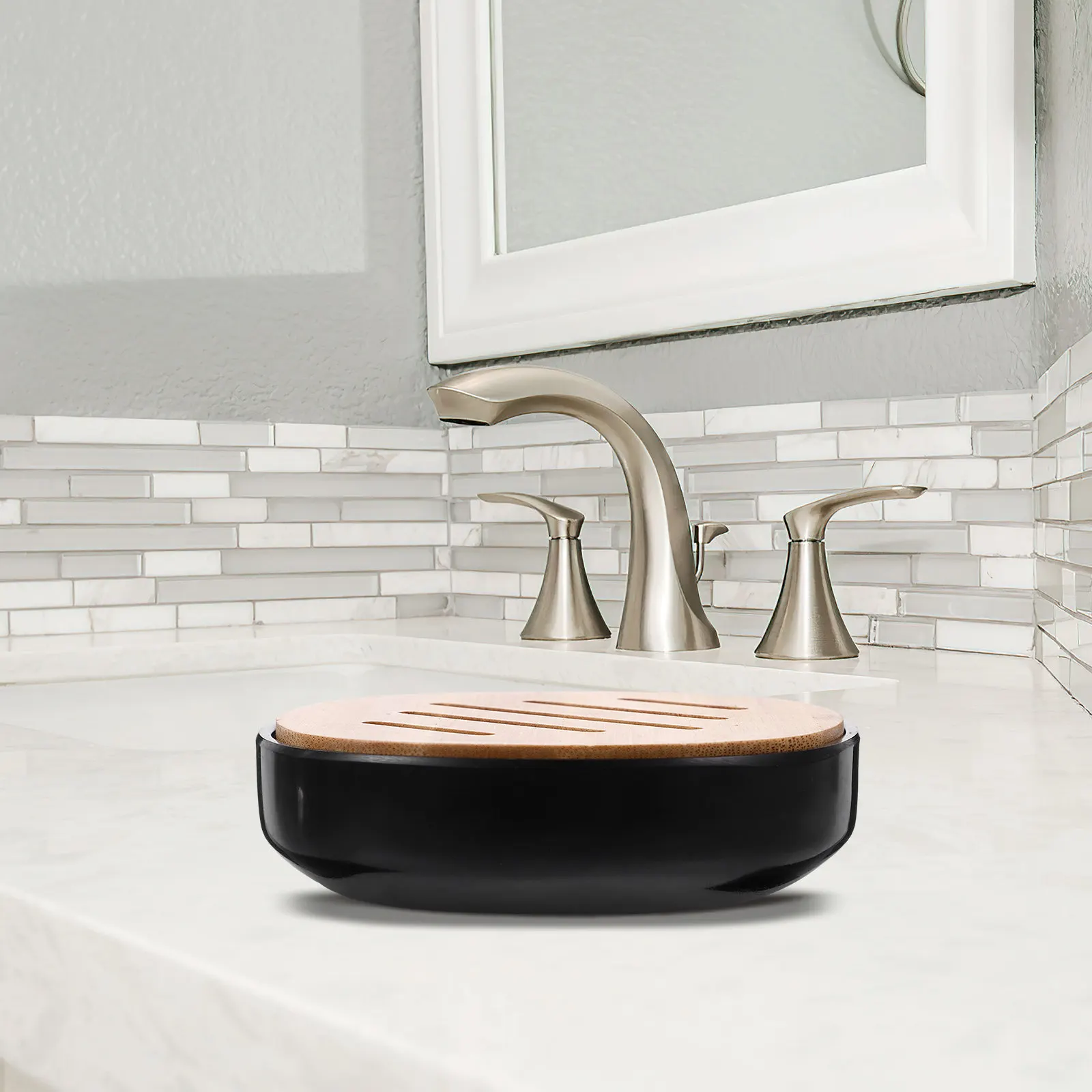 Bamboo Soap Dish Lightweight Exquisite Craftsmanship Hollow Drain Design Soap Holder for Bathroom Kitchen Washroom Laundry Room
Bamboo Soap Dish Lightweight Exquisite Craftsmanship Hollow Drain Design Soap Holder for Bathroom Kitchen Washroom Laundry Room