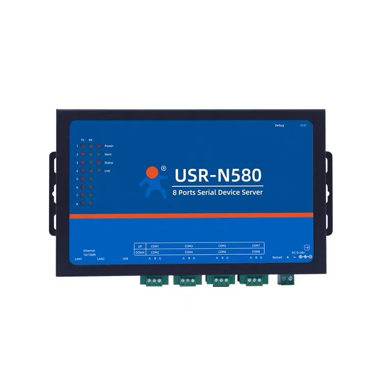 8 Serial Port Server rs485 Serial Port to Ethernet Network Port IoT Module N580-H7
8 Serial Port Server rs485 Serial Port to Ethernet Network Port IoT Module N580-H7