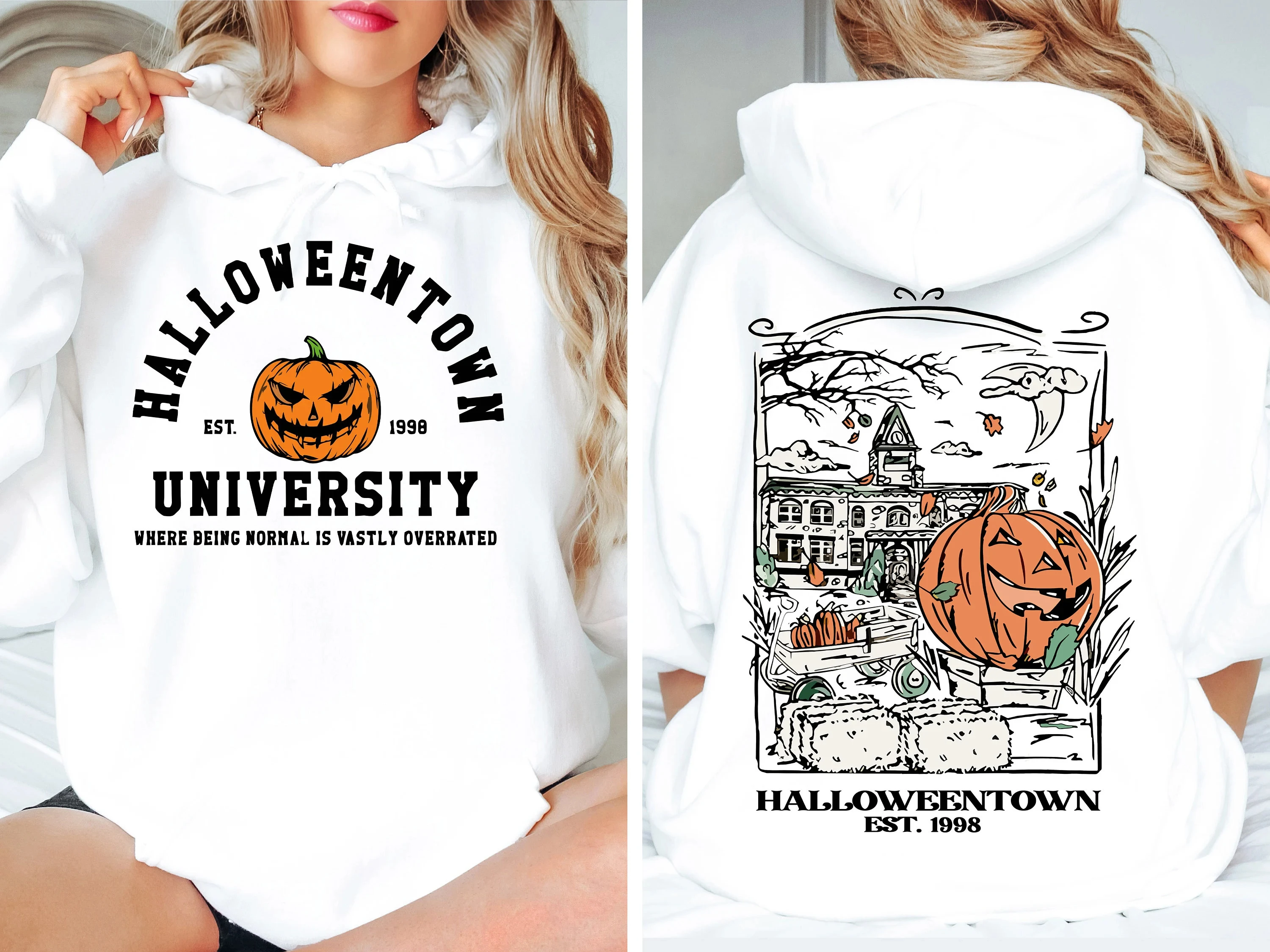 Halloweentown University Est 1998 Hoodie Sweatshirt Women Long Sleeve Sweatshirt Pullover Tops Unisex Autumn Clothing Streetwear
Halloweentown University Est 1998 Hoodie Sweatshirt Women Long Sleeve Sweatshirt Pullover Tops Unisex Autumn Clothing Streetwear