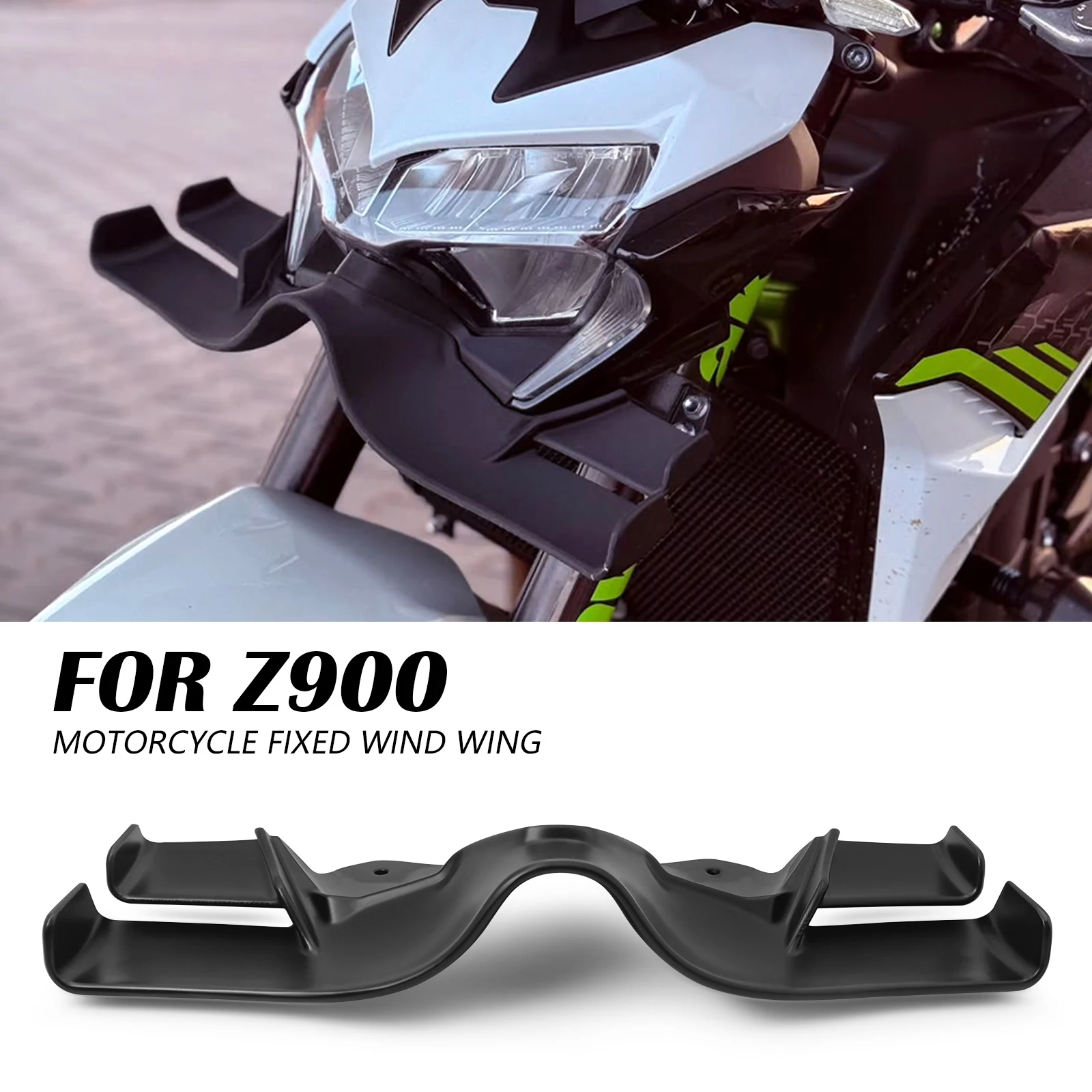 Для Kawasaki Z900 2025: Передние спойлеры для мотоцикла, спортивные аэродинамические крылья-дефлекторы для нейкед-моделей
Для Kawasaki Z900 2025: Передние спойлеры для мотоцикла, спортивные аэродинамические крылья-дефлекторы для нейкед-моделей