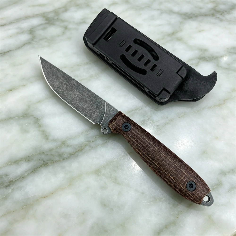 High Quality Small Outdoor Fixed Blade Knife, 7Cr13Mov Steel, Brown Micarta Handle, Daily Portable EDC Utility Tools
High Quality Small Outdoor Fixed Blade Knife, 7Cr13Mov Steel, Brown Micarta Handle, Daily Portable EDC Utility Tools
