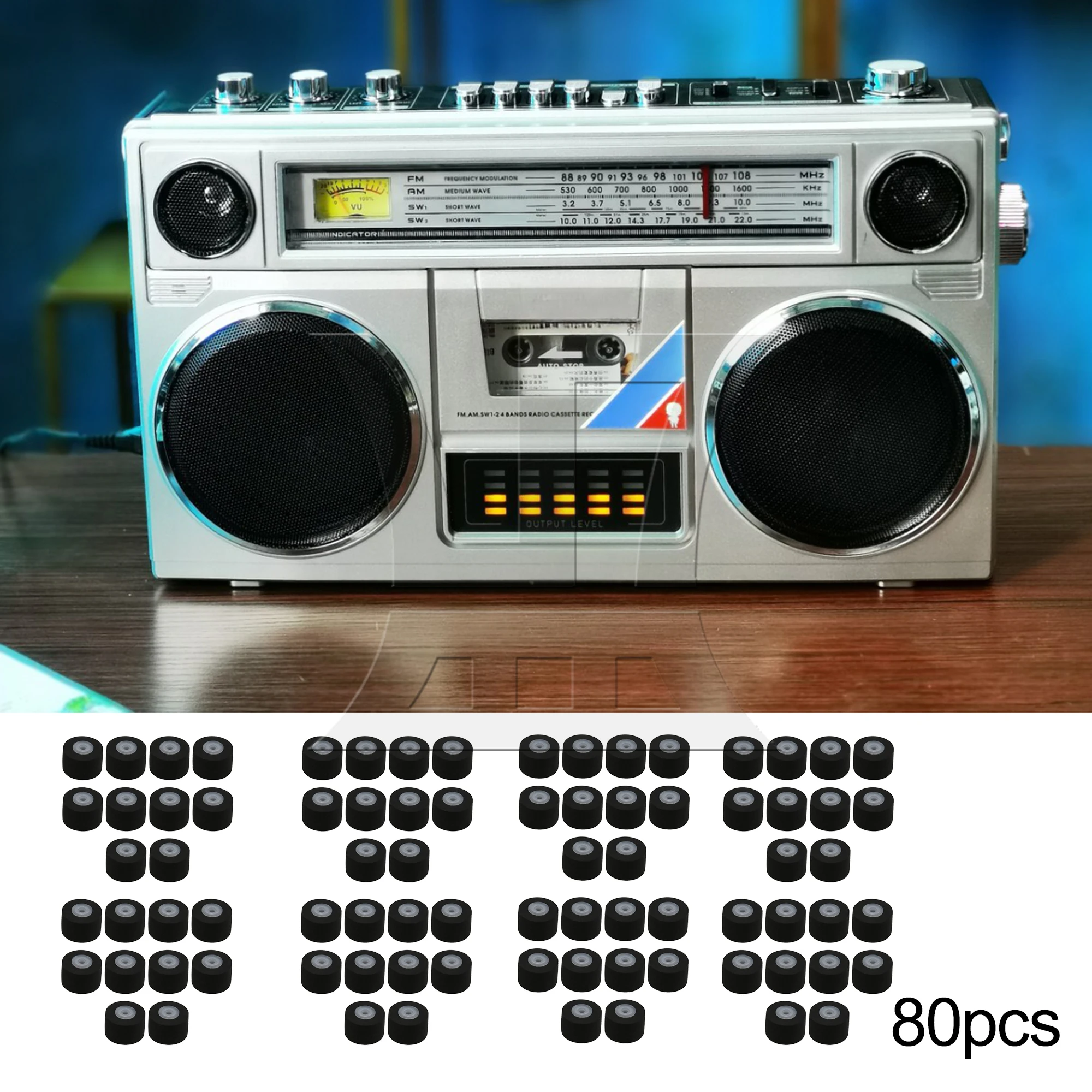 Yibuy 1 Set Of 80 Piece Recorder Belt Pulleys For Megaphone 0.39x0.26x0.06 Inches
Yibuy 1 Set Of 80 Piece Recorder Belt Pulleys For Megaphone 0.39x0.26x0.06 Inches