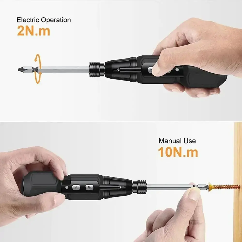 Anti-Slip Handle Cordless Screwdriver LED Lights Chrome Vanadium Steel Mini Electric Screwdriver Charging Straight Rod
Anti-Slip Handle Cordless Screwdriver LED Lights Chrome Vanadium Steel Mini Electric Screwdriver Charging Straight Rod