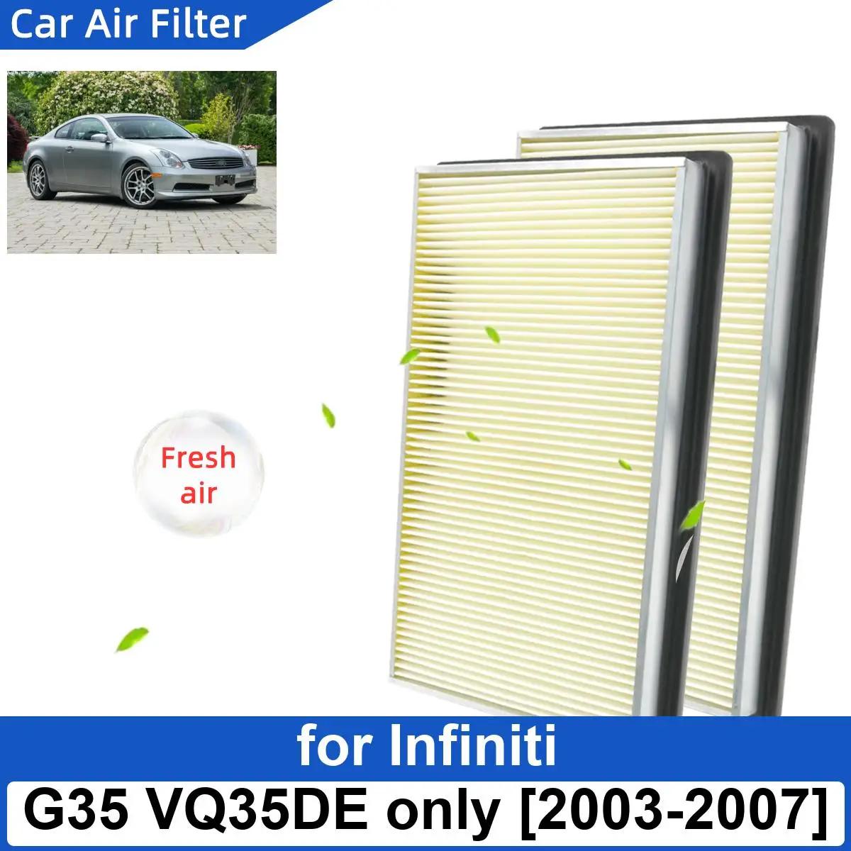 Автомобильный воздушный фильтр для Infiniti G35 VQ35DE, только 2003-2007, автомобильные фильтры кабины из углеродного волокна CA4309 16546-0Z000 16546-70J10 16546-V0100
Автомобильный воздушный фильтр для Infiniti G35 VQ35DE, только 2003-2007, автомобильные фильтры кабины из углеродного волокна CA4309 16546-0Z000 16546-70J10 16546-V0100