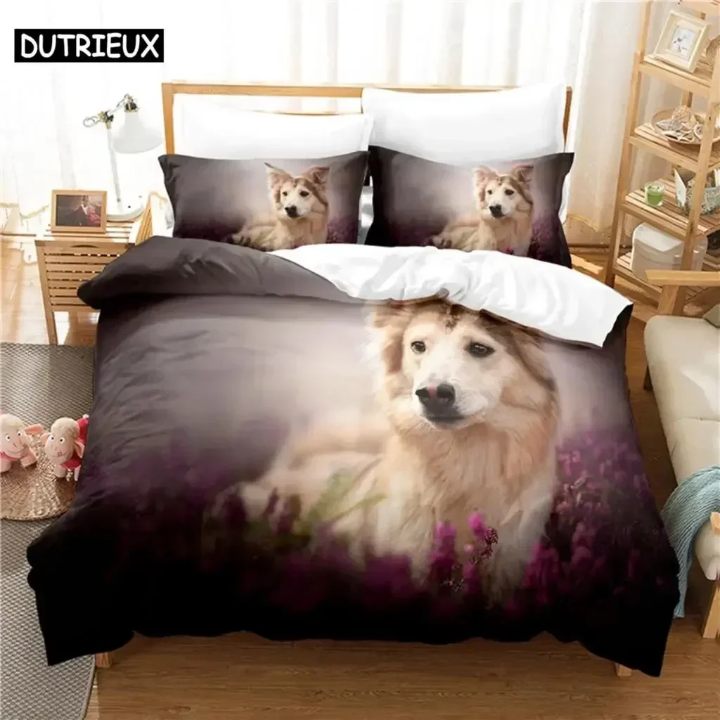 Lovely Dog Bedding Set 3D Printed Suitable for Bedroom Duvet Cover Set With Pillowcases Kids Home Textile
Lovely Dog Bedding Set 3D Printed Suitable for Bedroom Duvet Cover Set With Pillowcases Kids Home Textile