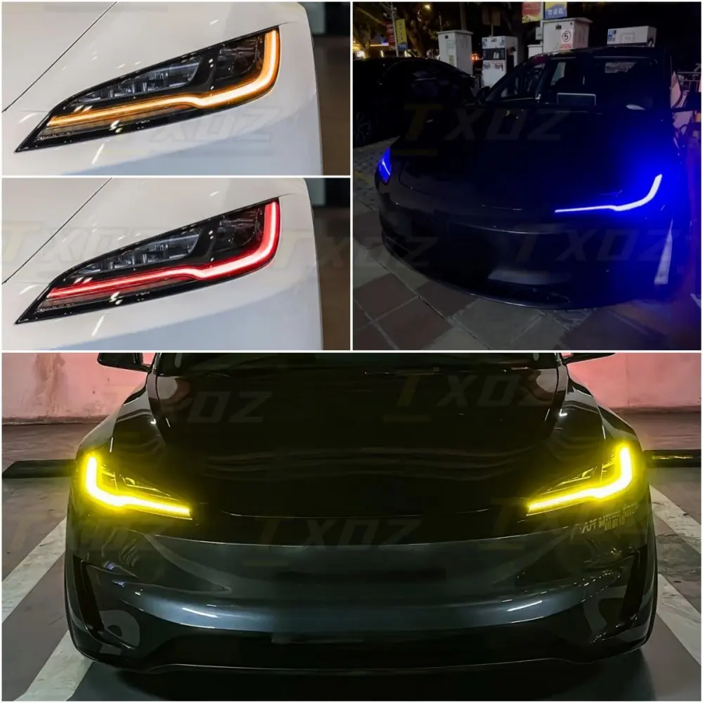 Белые дневные ходовые огни Желтые светодиодные платы для 2024 2025 Tesla model 3, модуль фары DRL, синий, красный, без RGB
Белые дневные ходовые огни Желтые светодиодные платы для 2024 2025 Tesla model 3, модуль фары DRL, синий, красный, без RGB