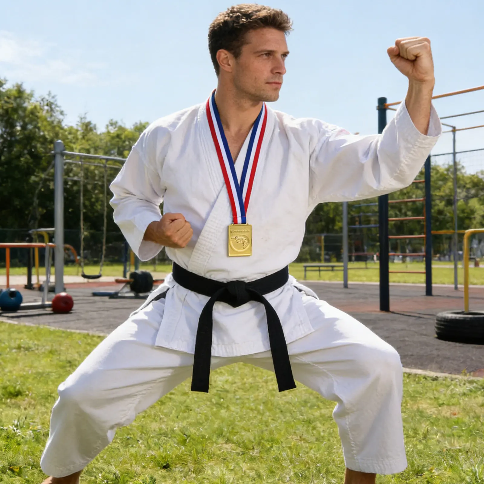 Золотая медаль по тхэквондо: прочная металлическая прямоугольная легкая спортивная медаль для победителей, награда для соревнований
Золотая медаль по тхэквондо: прочная металлическая прямоугольная легкая спортивная медаль для победителей, награда для соревнований