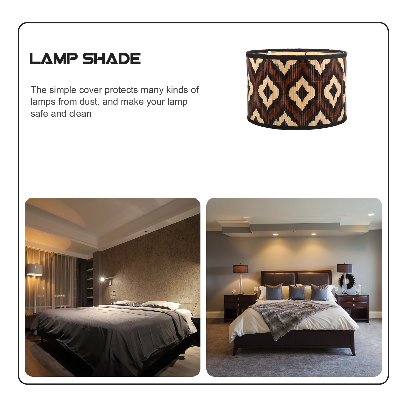 1pcs Bamboo Lampshade Durable Wear Resistant Home Decor Pendant Chandelier Light Shades Cover Replacement
1pcs Bamboo Lampshade Durable Wear Resistant Home Decor Pendant Chandelier Light Shades Cover Replacement
