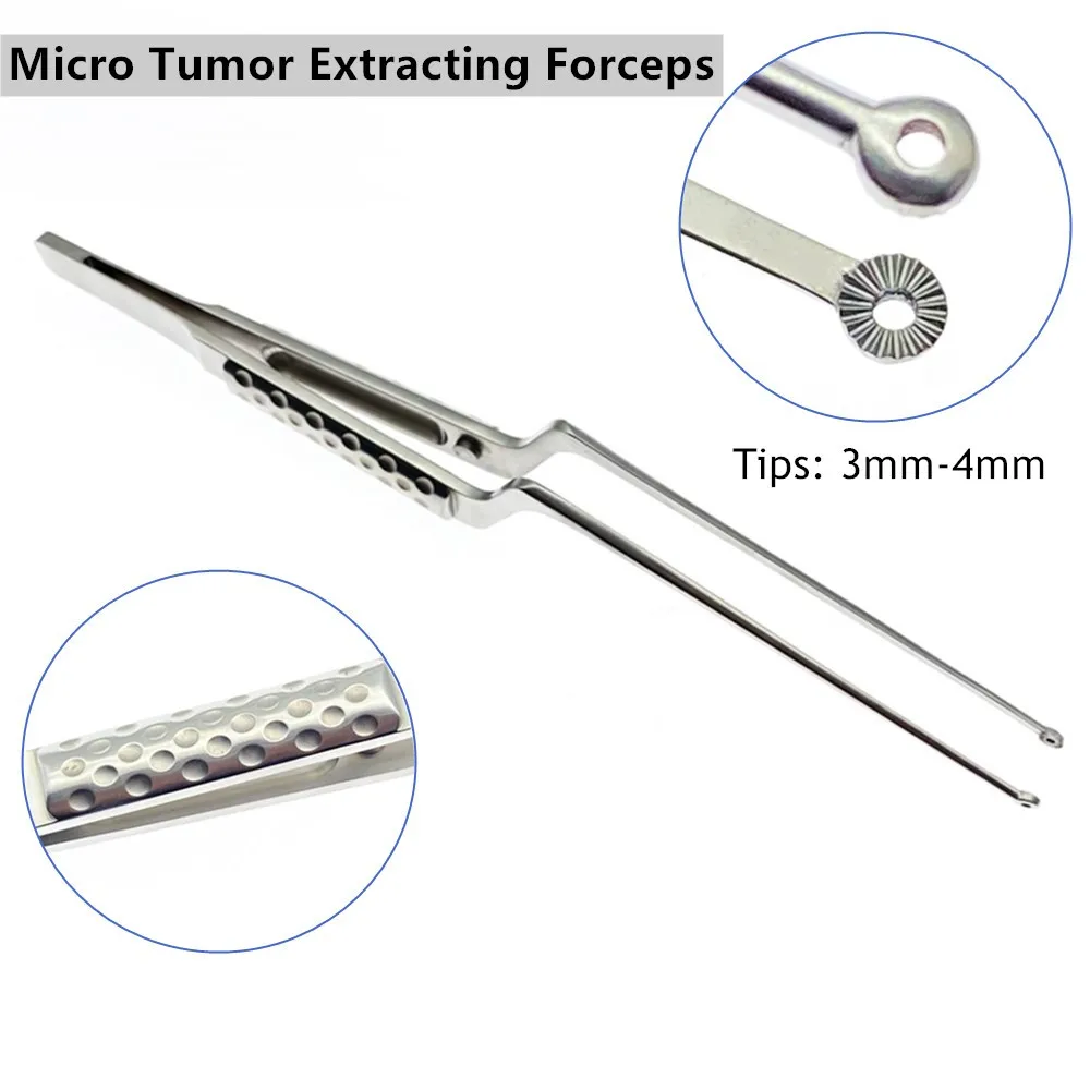Micro Tumor Forceps Tumor Extracting Forceps With Toothed Stainless steel Micro Surgery Instruments
Micro Tumor Forceps Tumor Extracting Forceps With Toothed Stainless steel Micro Surgery Instruments