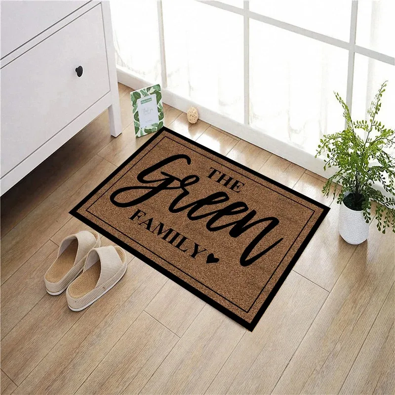 ZYQ25Personalized Family Name Custom Doormat,Anti-slip Rubber Floor Door Mat,Custom Wedding Rug,tapis de prière personnalisé8Mn^
ZYQ25Personalized Family Name Custom Doormat,Anti-slip Rubber Floor Door Mat,Custom Wedding Rug,tapis de prière personnalisé8Mn^