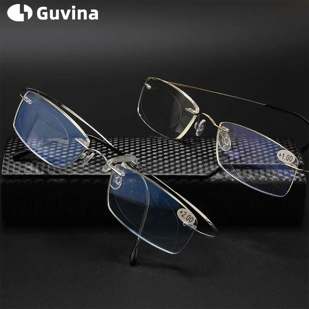 New Fashion Titanium Reading Glasses Anti-blue Light Resin Frameless Diamond Edge Simple Design for Elderly People +100 +400
New Fashion Titanium Reading Glasses Anti-blue Light Resin Frameless Diamond Edge Simple Design for Elderly People +100 +400