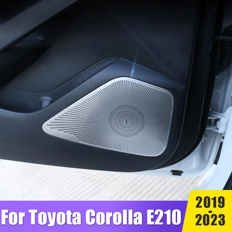4Pcs Stainless Car Front Rear Door Speaker Cover Decorative Tweeter Stickers For Toyota Corolla E210 2019 2020 2021 2022 2023
4Pcs Stainless Car Front Rear Door Speaker Cover Decorative Tweeter Stickers For Toyota Corolla E210 2019 2020 2021 2022 2023