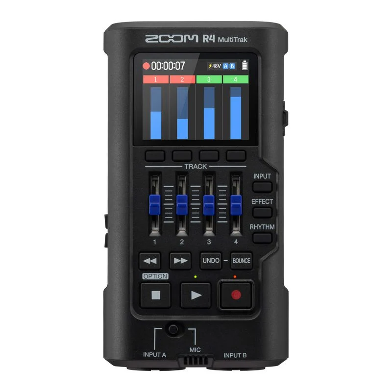 Zoom R4 MultiTrak 32-Bit Float Recorder, 4-track Recder 2 XLR/TS Combo Input, SD Recorder and USB Audio Interface
Zoom R4 MultiTrak 32-Bit Float Recorder, 4-track Recder 2 XLR/TS Combo Input, SD Recorder and USB Audio Interface